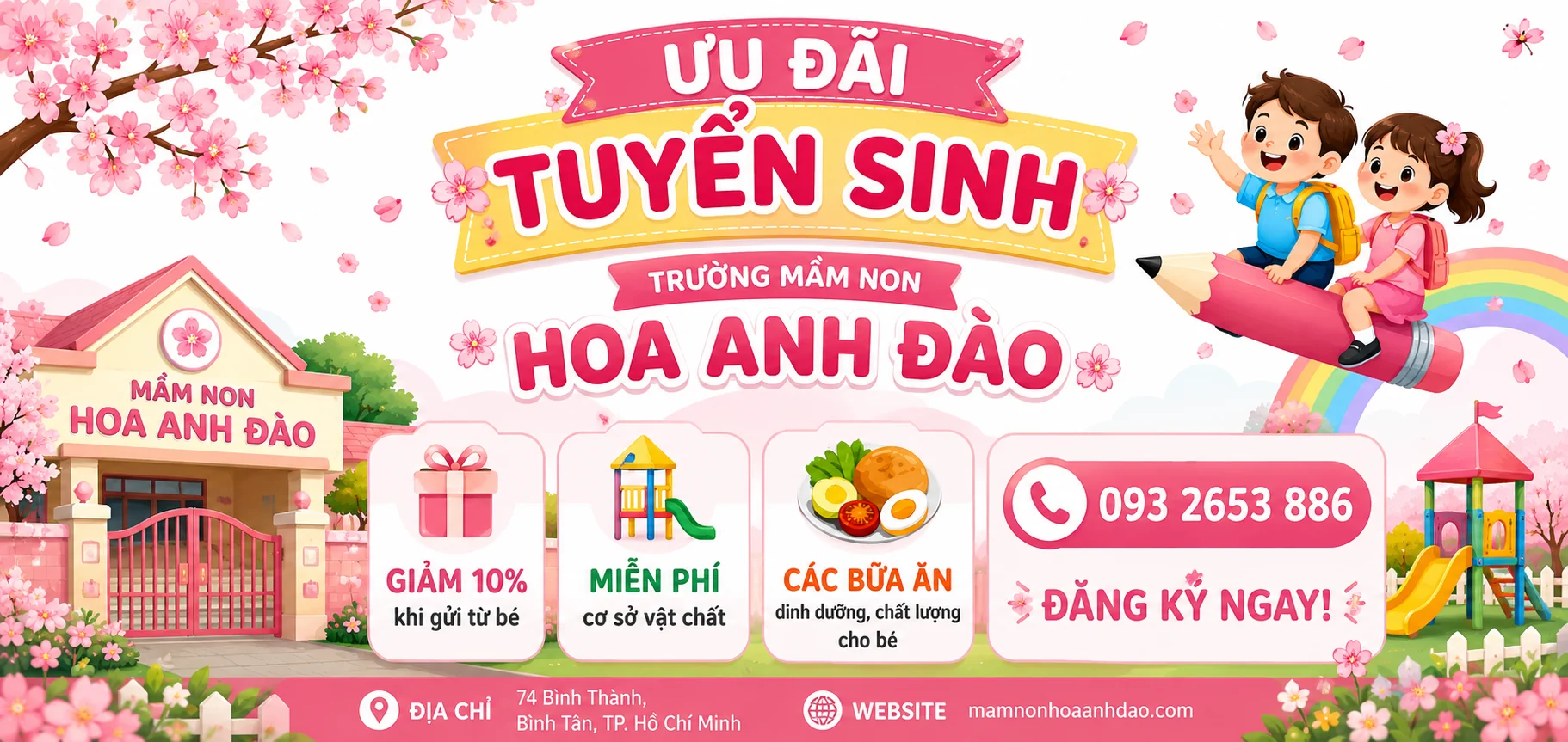 Trường Mầm Non Hoa Anh Đào